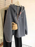 Women Autumn Winter New Loose Slimming Hoodie Trendy