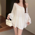 Solid Oversized T-shirt for Women's
